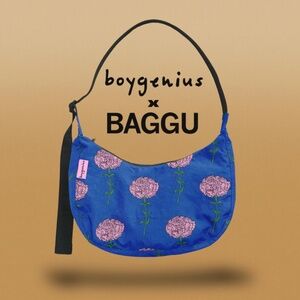 boygenius x BAGGU Medium Nylon Crescent Bag